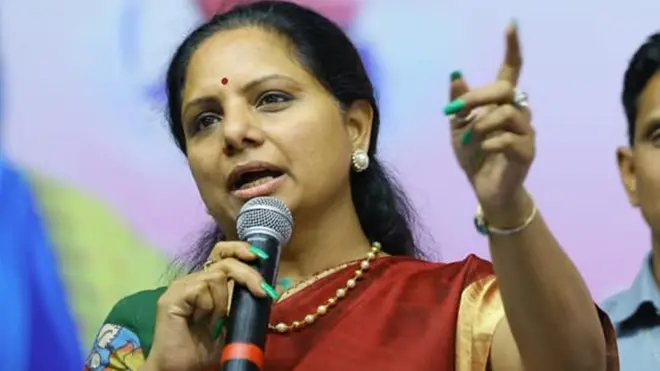 కవిత కొత్త రాజకీయ పార్టీ పేరు ప్రకటన – “టీఆర్‌ఎస్: తెలంగాణ రాష్ట్ర సేన”